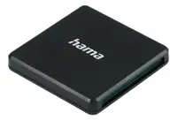HAMA USB 3.0 Multi-Card Reader, SD/MicroSD/CF, Black