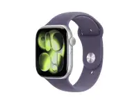 APPLE Watch S11 GPS 42mm Silver Aluminium Case with Purple Fog Sport Band - M/L meu74rk/a
