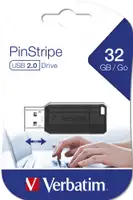 VERBATIM PINSTRIPE 32GB BLACK