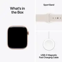 APPLE Watch S11 Cellular 42mm Rose Gold Aluminium Case with Light Blush Sport Band - M/L mf8f4rk/a