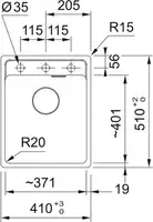 FRANKE MRG 610-37 TL A 114.0658.140