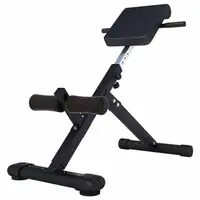 GORILLA SPORTS Klupa za hiperekstenziju ledja (Crna)