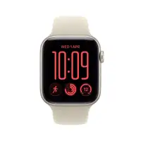 APPLE Watch SE3 v2 GPS 44mm Starlight Aluminium Case with Sand Sport Band - S/M mjl34rk/a