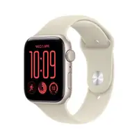 APPLE Watch SE3 v2 GPS 44mm Starlight Aluminium Case with Sand Sport Band - S/M mjl34rk/a