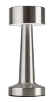 RABALUX Senan stona lampa LED2 7W H21cm srebrna