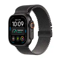 APPLE Watch Ultra 4 Cellular 49mm Black Titanium Case with Black Titanium Milanese Loop - M mjav4se/a
