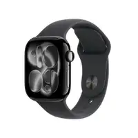 APPLE Watch S11 GPS 42mm Jet Black Aluminium Case with Black Sport Band - S/M meqt4rk/a