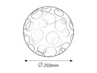 RABALUX Ada plafonjera D25 E27 60W, belo