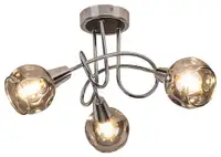RABALUX Tamara plafonjera, E14 3x40W,hrom
