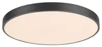 RABALUX Tesia, plafonjera,mat crna,LED 60W 60cm daljinski 3000-6000K