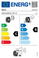 SAVA 205/60R16 92H INTENSA HP 2 let