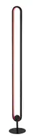 RABALUX Barto, podna lampa, samo RGB svetlo, daljinski, crna metalna, 19W, visina 125cm