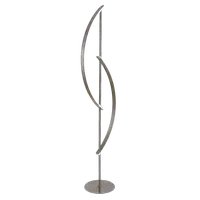 RABALUX Jarnelle, podna brušeni hrom LED 30W, 3000K, visina 150cm