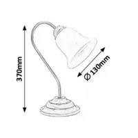 RABALUX Francesca stona lampa E14 40W bronza