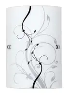 RABALUX Elina zidna lampa260x180E27 60W crno/belo