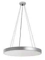 RABALUX Tesia plafonjera srebrna 60W 3600lm, 3000+6000K, D60cm IP21