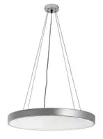 RABALUX Tesia plafonjera srebrna 60W 3600lm, 3000+6000K, D60cm IP21