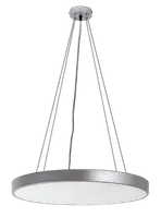 RABALUX Tesia plafonjera srebrna 60W 3600lm, 3000+6000K, D60cm IP21