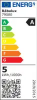 RABALUX LED sijalica GU10, 5W, 905lm, 4000K, Class A