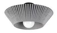 RABALUX Revan, plafonska tekstilna siva 1xE27, precnik 40cm