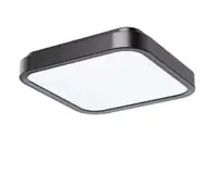 RABALUX Samira plafonjera 48W crna cetvrtasta