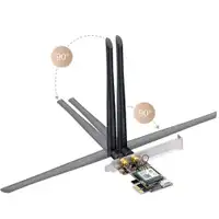 CUDY WE3000 AX3000 Wi-Fi 6 + Bluetooth 5.2 PCI Express Adapter 2.4+5Ghz 2x5dBi detachable antenna