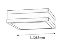 RABALUX Stuttgart spoljna plafonska lampa E27 2x11W IP44 ant 2