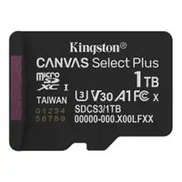KINGSTON MicroSD 1TB Kingston SelectPlus gen3 bez adaptera