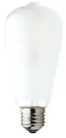 RABALUX Filament LED sijalica, milky, metal+staklo, E27 ST64