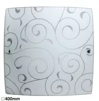 RABALUX Harmony lux plafonjera400x400E27 2x60W belo