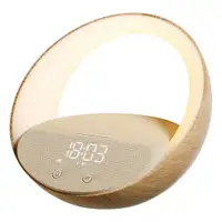 MOYE Aurora Glow Lamp with Clock Wireless speaker and Wi-Fi charger
