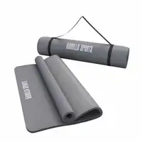 GORILLA SPORTS Prostirka za vezbanje (190 x 100 x 1,5 cm / Siva)