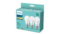 PHILIPS PS728 10W (75W) A60 E27 WW FR ND 3PF/6 DISC