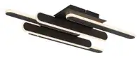 RABALUX Sindri, plafonska crna LED 36W, 1900lm, DIP switch 3000-4000K, 61x36cm, Designed by Rabalux
