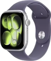 APPLE Watch S11 Cellular 46mm Silver Aluminium Case with Purple Fog Sport Band - S/M mfcp4rk/a