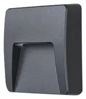 RABALUX Trento, spoljna zidna lampa LED 3W crna