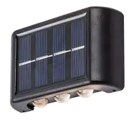 RABALUX Kangton: spoljna solarna crna plasticna lampa 8lm 3000K