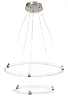RABALUX Irelia, visilica saten hrom 55W, 4700-7800lm, 3000K-6000K