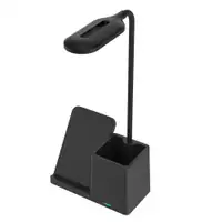 RABALUX Cerie, stona crna, wireless punjac za mobilni, dimabilna, LED 3000-6500K