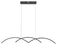 RABALUX River, LED visilica, 40W, 4000K, mat crna metal