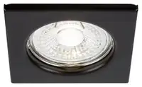 RABALUX Spot Relight, ugradna crna rozetna metal cetvrtasta