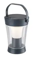 RABALUX Angers, spoljna stona solarna RGB i punjiva na USB, LED 3W, 300lm/450lm, 4000K