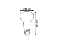 RABALUX Sijalica LED E27, 8W, 630 lm, 3000K