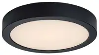 RABALUX Shaun2 plafonjera 24W 3000K crna okrugla