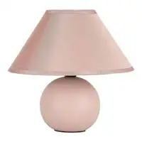 RABALUX Ariel, unutrašnja keramicka stona lampa, braon, E14 G45 1xM