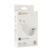 S-BOX HC 30, 2 x USB-C 30W GAN Home Charger