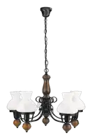 RABALUX Petronel luster E27, 5x60W, crno