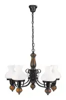RABALUX Petronel luster E27, 5x60W, crno