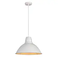 RABALUX Wilbour, metalna bela visilica, E27 1x60W IP20