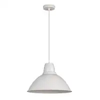 RABALUX Wilbour, metalna bela visilica, E27 1x60W IP20